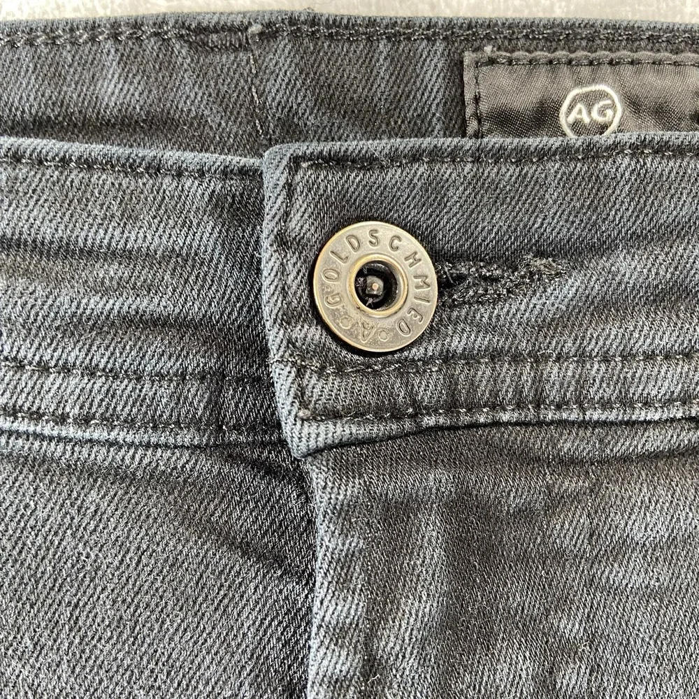 AG Adriano Goldschmied Jeans men's 32x31 Everett Slim Straight Black Wash Denim